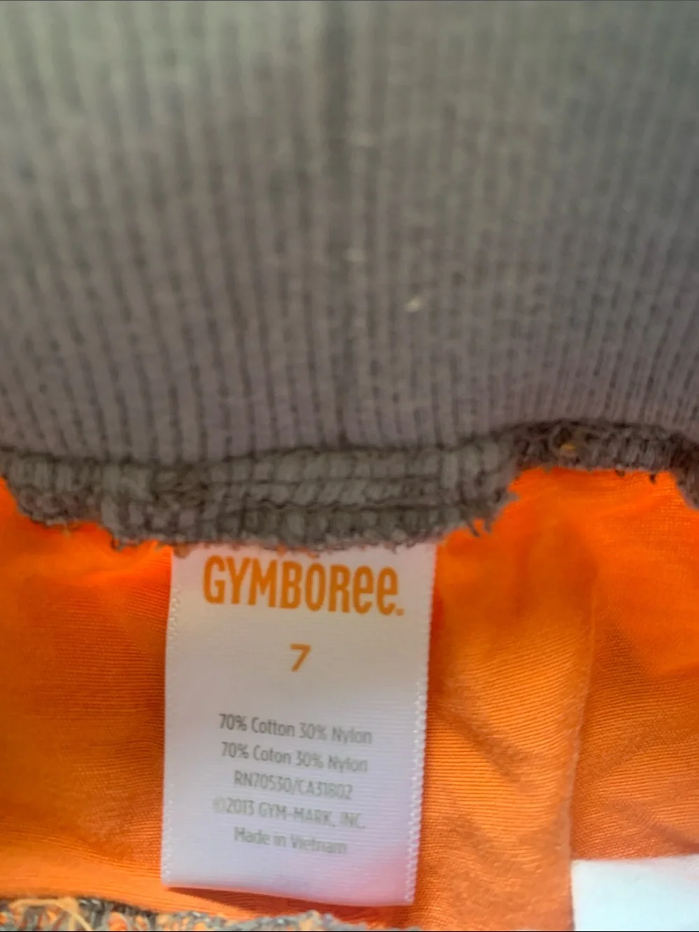 Gymboree Blue and Orange Elastic-Waist Kids Shorts Set
